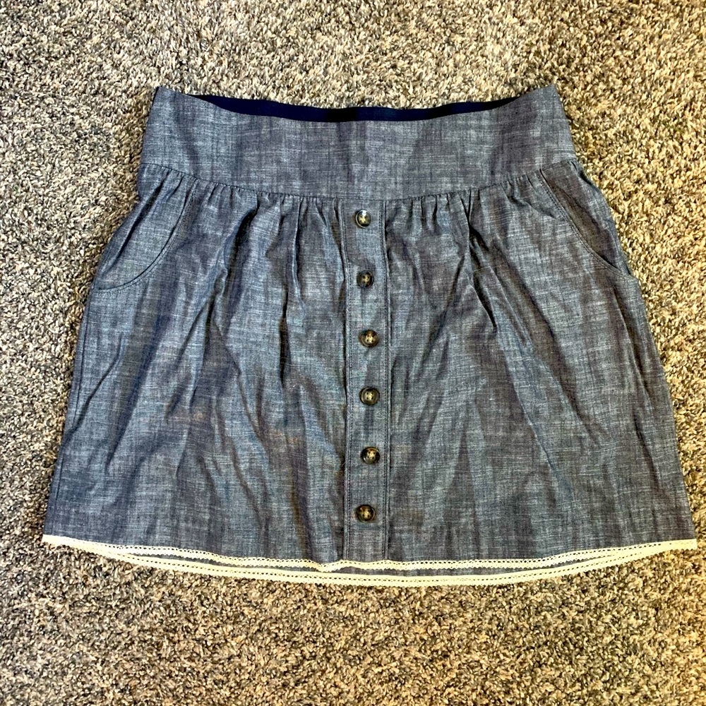 maurices skirt with button detail